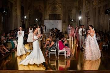 El espíritu heroico de las mujeres, protagonista de los diseños de la 2Âª jornada de GC Colección Bridal (Foto TA)